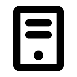Computer Tower Bold Smiley – Icons