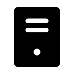 Computer Tower Fill Smiley – Icons