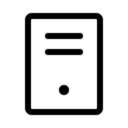 Computer Tower Light Smiley – Icons
