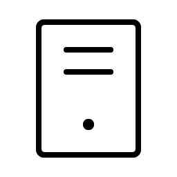 Computer Tower Thin Smiley – Icons