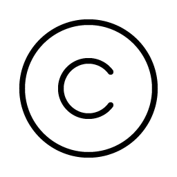 Copyright Thin Smiley – Icons