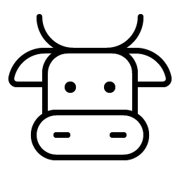 Cow Thin Smiley – Icons