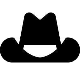 Cowboy Hat Fill Smiley – Icons