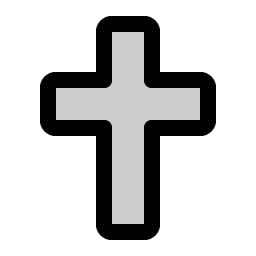 Cross Duotone Smiley – Icons