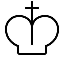 Crown Cross Thin Smiley – Icons