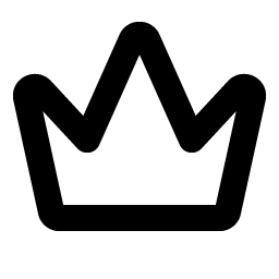 Crown Simple Bold Smiley – Icons