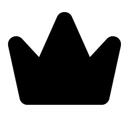 Crown Simple Fill Smiley – Icons