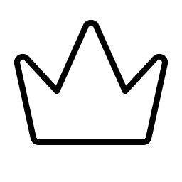 Crown Simple Thin Smiley – Icons