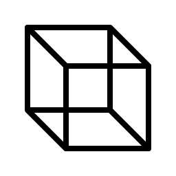Cube Transparent Thin Smiley – Icons