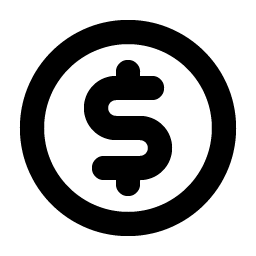 Currency Circle Dollar Bold Smiley – Icons
