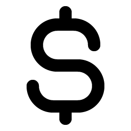 Currency Dollar Simple Bold Smiley – Icons