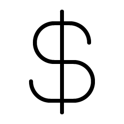 Currency Dollar Thin Smiley – Icons