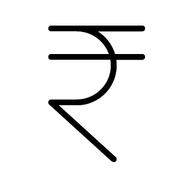 Currency Inr Thin Smiley – Icons