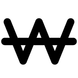 Currency Krw Bold Smiley – Icons