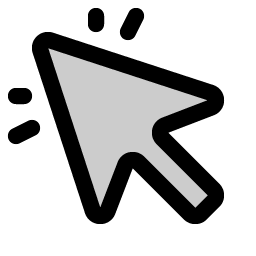 Cursor Click Duotone Smiley – Icons