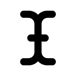 Cursor Text Bold Smiley – Icons