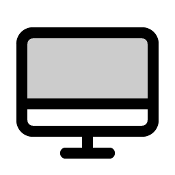 Desktop Duotone Smiley – Icons