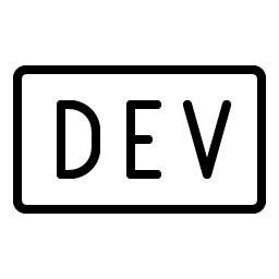 Dev To Logo Thin Smiley – Icons
