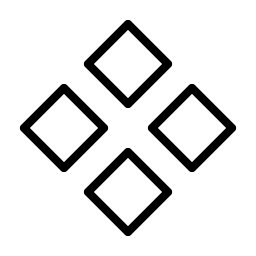 Diamonds Four Thin Smiley – Icons