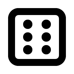 Dice Six Bold Smiley – Icons