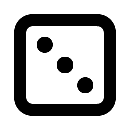 Dice Three Bold Smiley – Icons