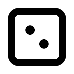Dice Two Bold Smiley – Icons