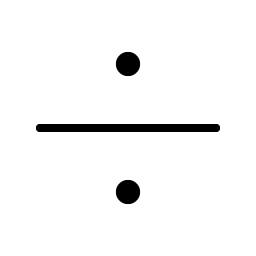 Divide Thin Smiley – Icons