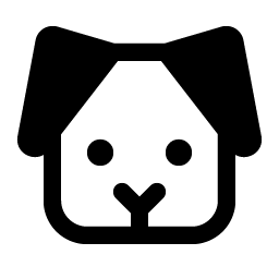 Dog Fill Smiley – Icons