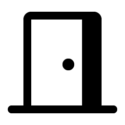 Door Open Fill Smiley – Icons