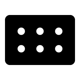 Dots Six Fill Smiley – Icons