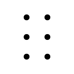 Dots Six Vertical Light Smiley – Icons