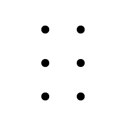 Dots Six Vertical Thin Smiley – Icons