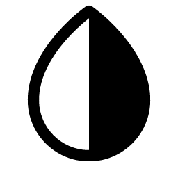 Drop Half Fill Smiley – Icons