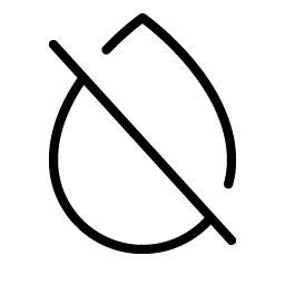 Drop Slash Thin Smiley – Icons