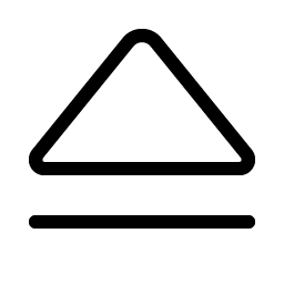 Eject Simple Light Smiley – Icons