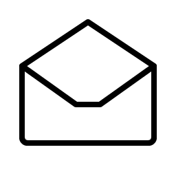 Envelope Simple Open Thin Smiley – Icons