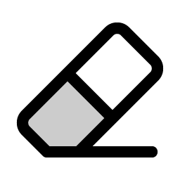 Eraser Duotone Smiley – Icons