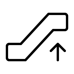 Escalator Up Thin Smiley – Icons