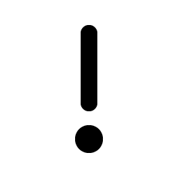 Exclamation Mark Bold Smiley – Icons