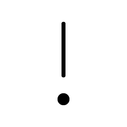 Exclamation Mark Thin Smiley – Icons
