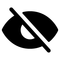 Eye Slash Fill Smiley – Icons