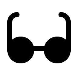 Eyeglasses Fill Smiley – Icons