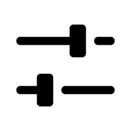 Faders Horizontal Fill Smiley – Icons