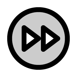 Fast Forward Circle Duotone Smiley – Icons