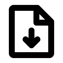 File Arrow Down Bold Smiley – Icons