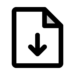File Arrow Down Duotone Smiley – Icons