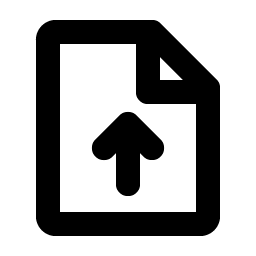 File Arrow Up Bold Smiley – Icons