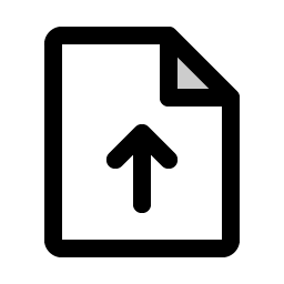 File Arrow Up Duotone Smiley – Icons