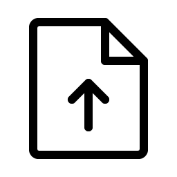 File Arrow Up Light Smiley – Icons