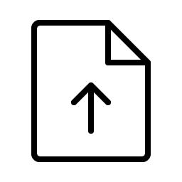 File Arrow Up Thin Smiley – Icons